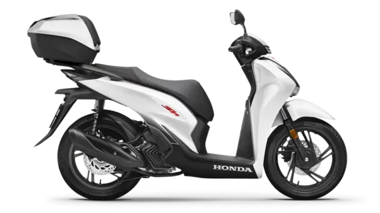 Sh125i With Smart Topbox 2024 Paerl Cool White